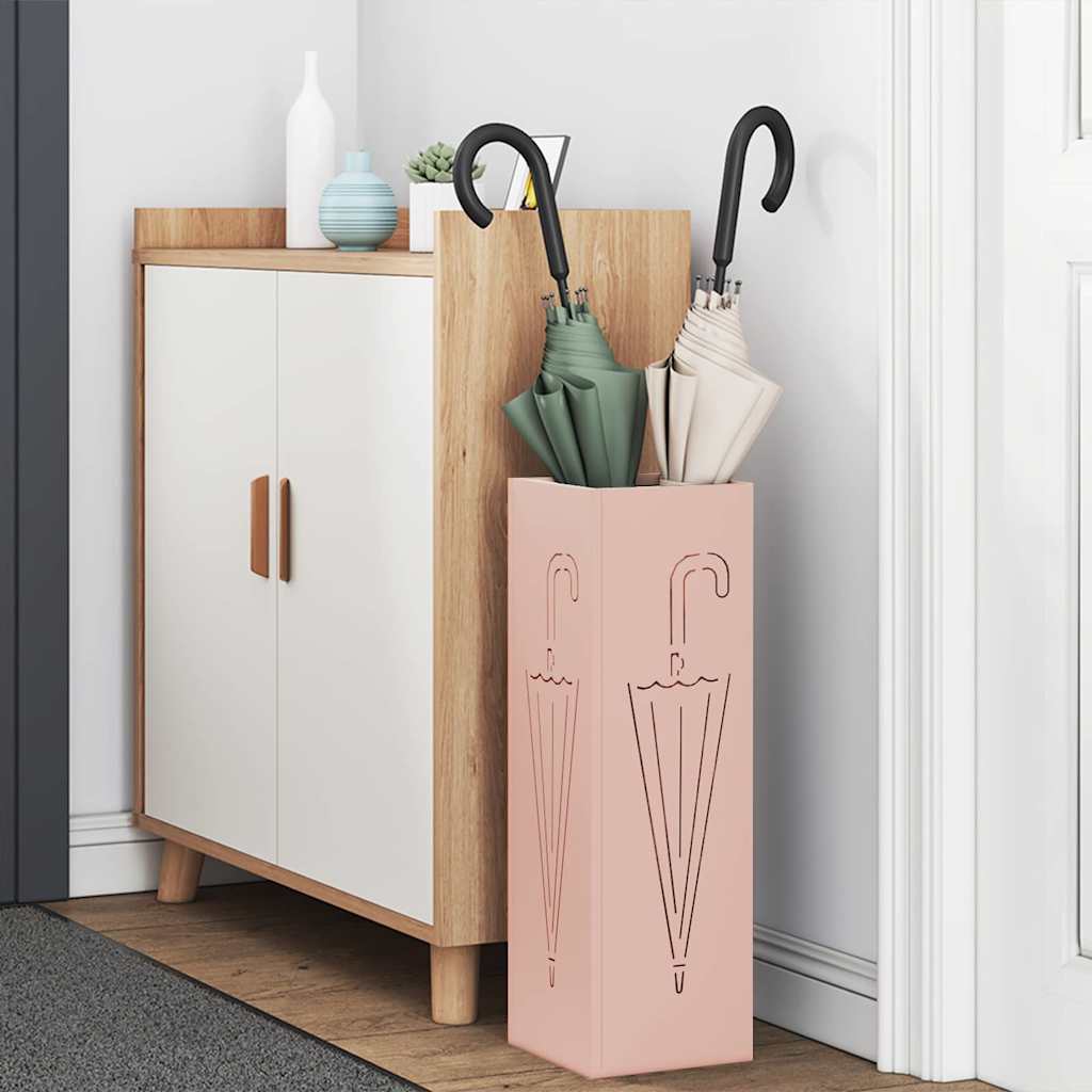 Supporto per Ombrellone Rosa 15.5 x 15.5 x 49 cm Metallo 868489