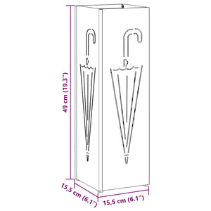 Supporto per Ombrellone Rosa 15.5 x 15.5 x 49 cm Metallo 868489