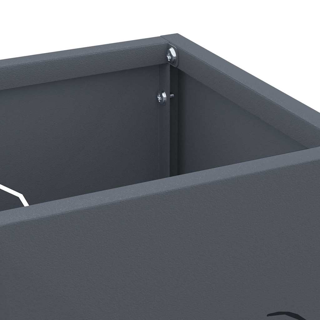 Supporto per Ombrellone Antracite 15.5 x 15.5 x 49 cm Acciaio 868490