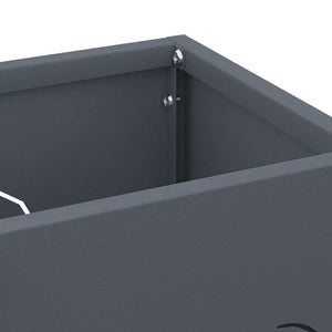 Supporto per Ombrellone Antracite 15.5 x 15.5 x 49 cm Acciaio 868490