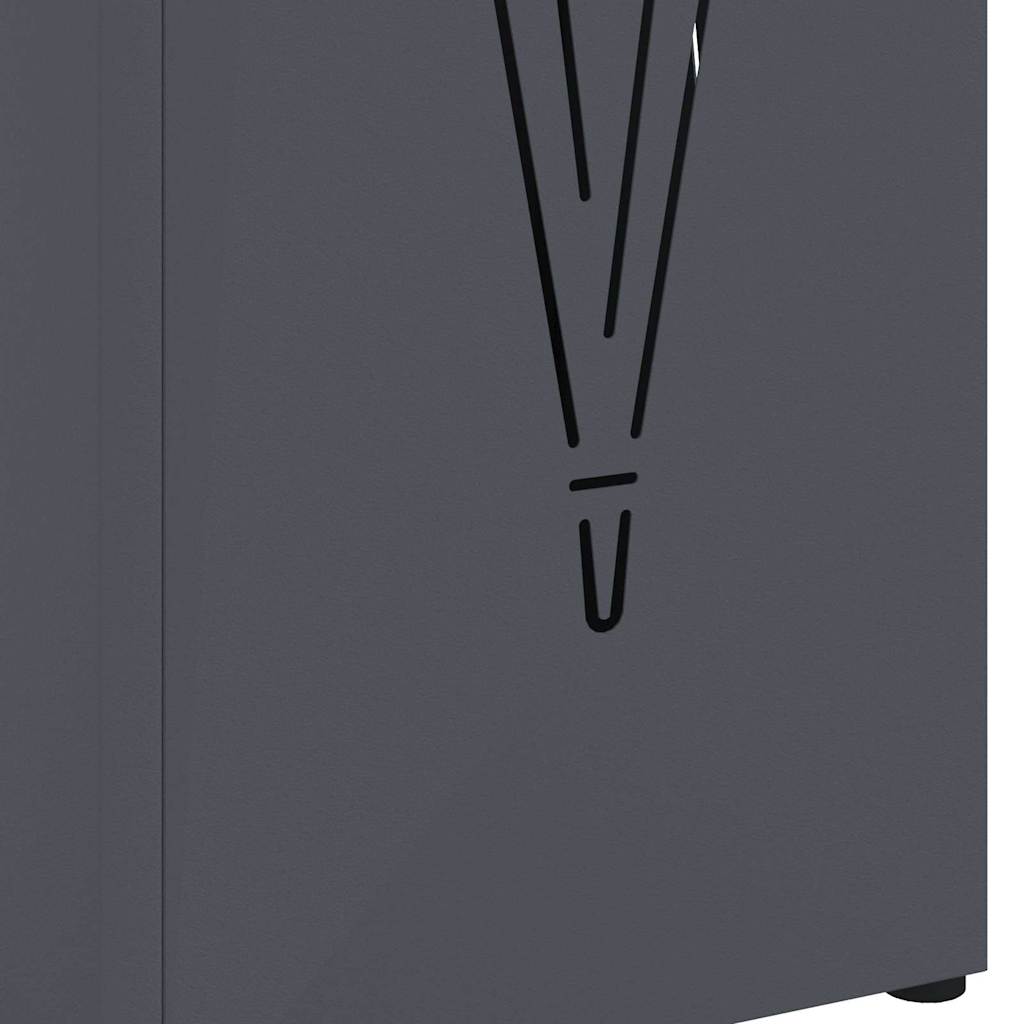 Supporto per Ombrellone Antracite 15.5 x 15.5 x 49 cm Acciaio 868490