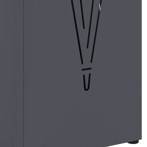 Supporto per Ombrellone Antracite 15.5 x 15.5 x 49 cm Acciaio 868490