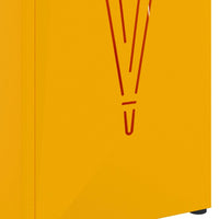 Supporto per Ombrellone Senape 15.5 x 15.5 x 49 cm Acciaio 868491