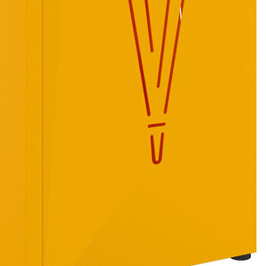 Supporto per Ombrellone Senape 15.5 x 15.5 x 49 cm Acciaio 868491