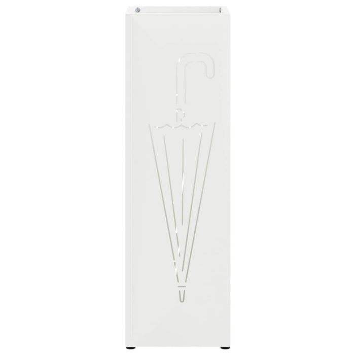Supporto per Ombrellone Bianco 15.5 x 15.5 x 49 cm Metallo 868493