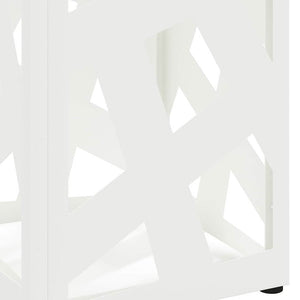 Supporto per Ombrellone Bianco 15.5 x 15.5 x 49 cm Acciaio 868499