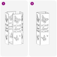 Supporto per Ombrellone Senape 15.5 x 15.5 x 49 cm Acciaio 868503