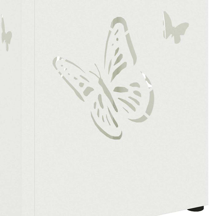 Supporto per Ombrellone Bianco 15.5 x 15.5 x 49 cm Acciaio 868505