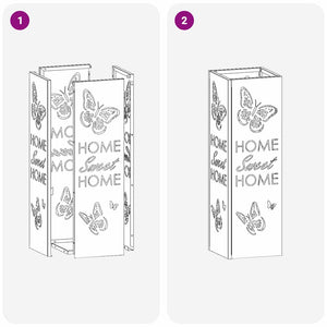 Supporto per Ombrellone Bianco 15.5 x 15.5 x 49 cm Acciaio 868505