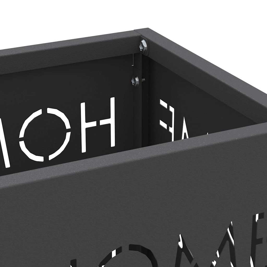 Supporto per Ombrellone Nero 15.5 x 15.5 x 49 cm Acciaio 868506