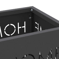 Supporto per Ombrellone Nero 15.5 x 15.5 x 49 cm Acciaio 868506