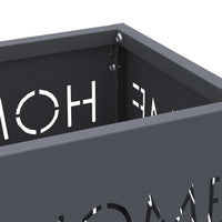 Supporto per Ombrellone Antracite 15.5 x 15.5 x 49 cm Acciaio 868508