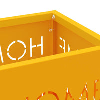 Supporto per Ombrellone Senape 15.5 x 15.5 x 49 cm Acciaio 868509