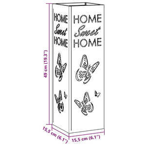 Supporto per Ombrellone Senape 15.5 x 15.5 x 49 cm Acciaio 868509