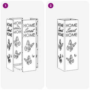 Supporto per Ombrellone Oliva 15.5 x 15.5 x 49 cm Acciaio 868510