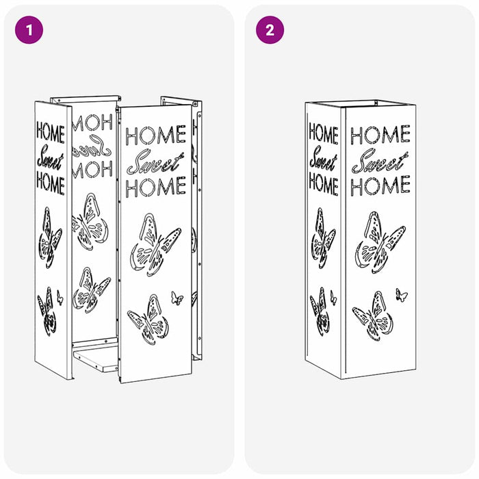 Supporto per Ombrellone Oliva 15.5 x 15.5 x 49 cm Acciaio 868510