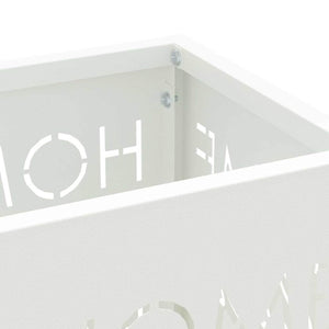 Supporto per Ombrellone Bianco 15.5 x 15.5 x 49 cm Acciaio 868511