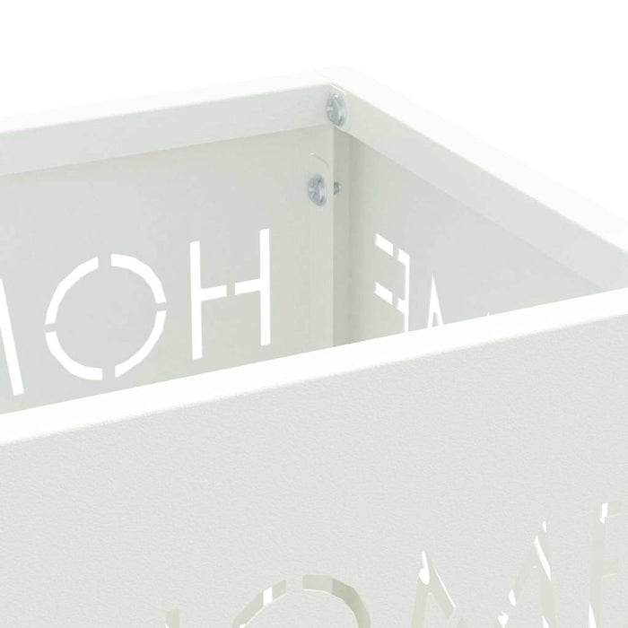 Supporto per Ombrellone Bianco 15.5 x 15.5 x 49 cm Acciaio 868511