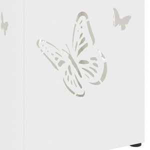 Supporto per Ombrellone Bianco 15.5 x 15.5 x 49 cm Acciaio 868511