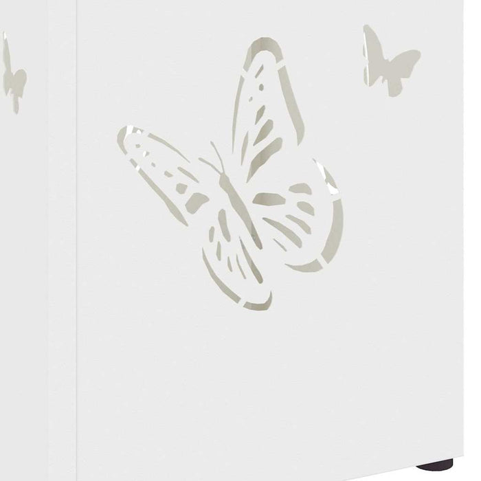 Supporto per Ombrellone Bianco 15.5 x 15.5 x 49 cm Acciaio 868511