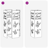 Supporto per Ombrellone Bianco 15.5 x 15.5 x 49 cm Acciaio 868511