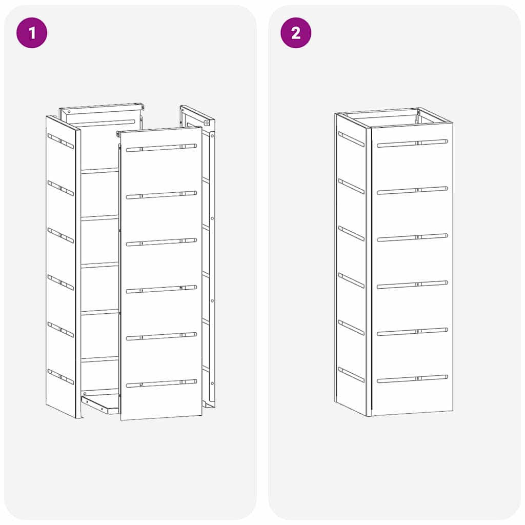 Supporto per Ombrellone Oliva 15.5 x 15.5 x 49 cm Metallo 868516