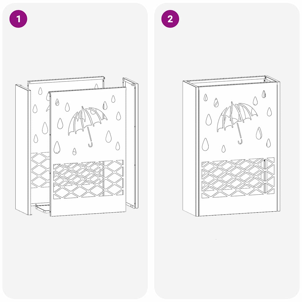 Supporto per Ombrellone Rosa 28 x 12 x 41 cm Metallo 868519