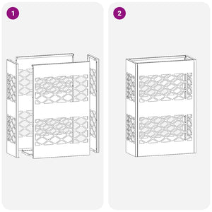 Supporto per Ombrellone giallo senape 28 x 12 x 41 cm Metallo 868527