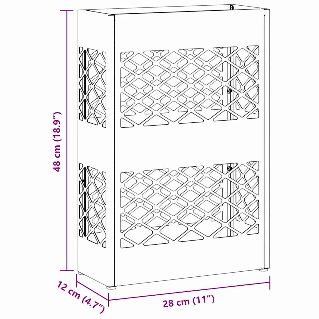 Supporto per Ombrellone giallo senape 28 x 12 x 41 cm Metallo 868527