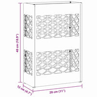 Supporto per Ombrellone giallo senape 28 x 12 x 41 cm Metallo 868527