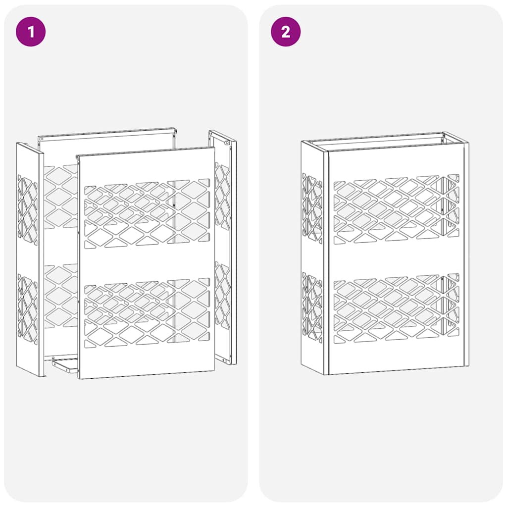Supporto per Ombrellone Oliver verde 28 x 12 x 41 cm Acciaio 868528