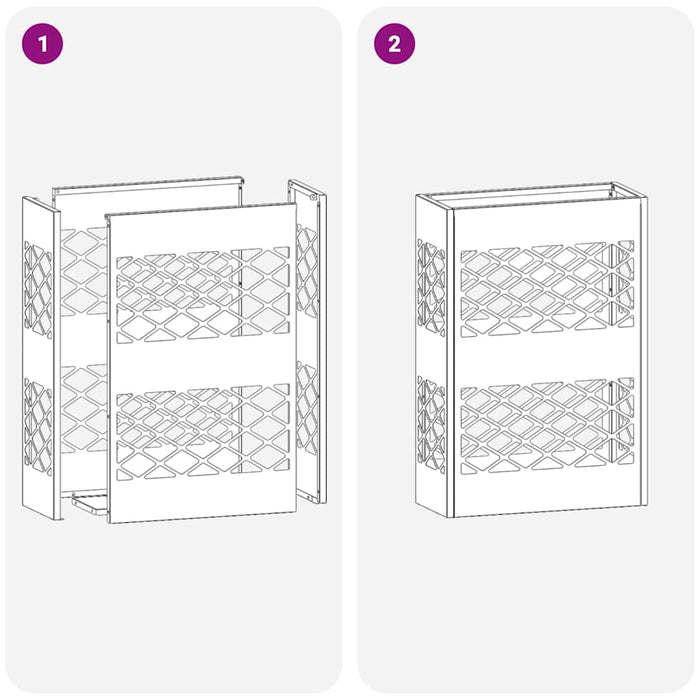 Supporto per Ombrellone Oliver verde 28 x 12 x 41 cm Acciaio 868528