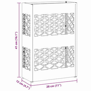Supporto per Ombrellone Oliver verde 28 x 12 x 41 cm Acciaio 868528