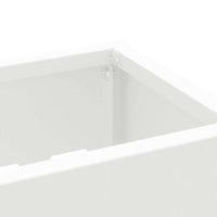Supporto per Ombrellone Bianco 28 x 12 x 41 cm Metallo 868529