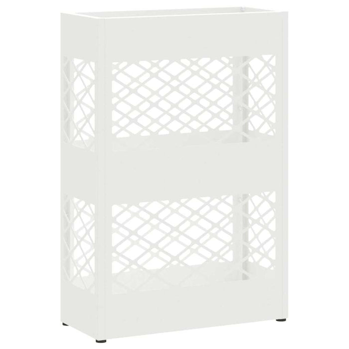 Supporto per Ombrellone Bianco 28 x 12 x 41 cm Metallo 868529