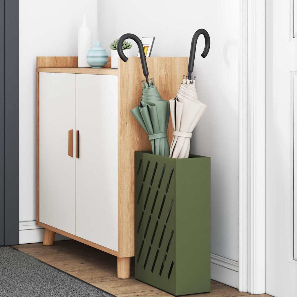 Supporto per Ombrellone Oliver verde 28 x 12 x 41 cm Acciaio 868534