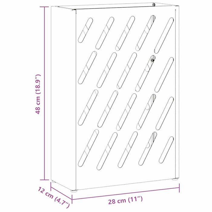 Supporto per Ombrellone Oliver verde 28 x 12 x 41 cm Acciaio 868534