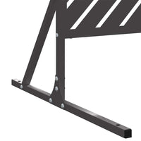 Schermo di Privacy  Nero 100x50x180 cm in Acciaio 868542