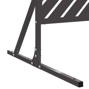 Schermo di Privacy  Nero 100x50x180 cm in Acciaio 868542