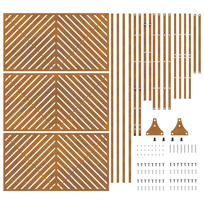 Schermo per Privacy Grigio Acciaio 868548