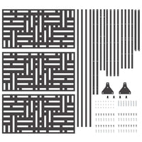 Schermo per Privacy Nero Acciaio 868549