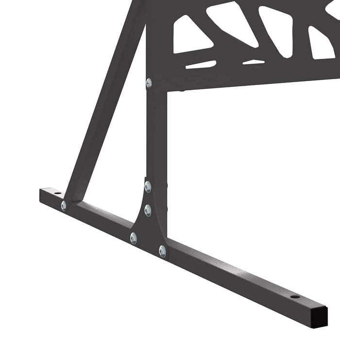 Schermo per Privacy Nero Acciaio 868556