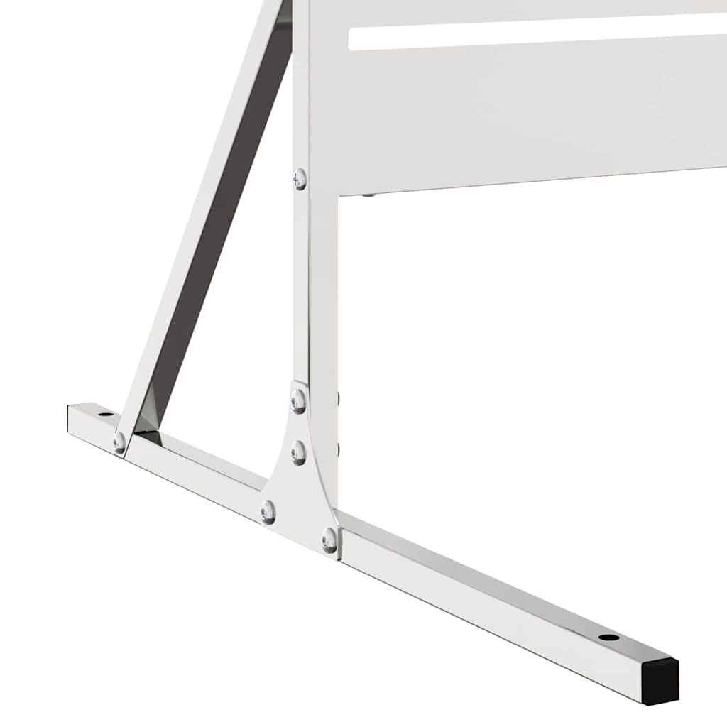 Schermo Privacy  180 cm in Acciaio Inossidabile 868567