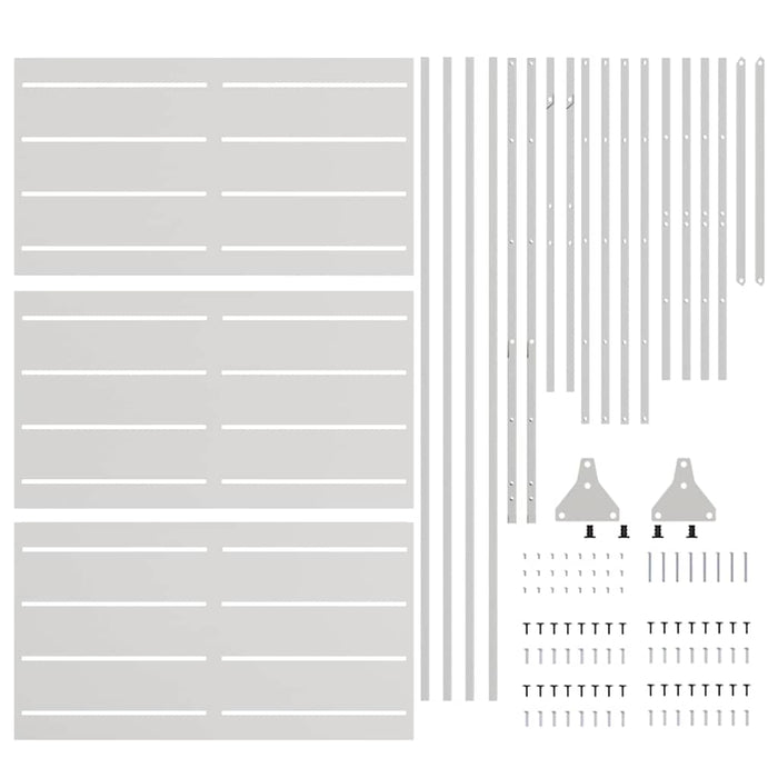 Schermo Privacy  180 cm in Acciaio Inossidabile 868567