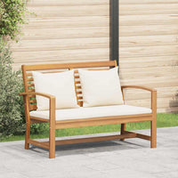 vidaXL Panchina da giardino Naturale 110 x 64 x 76.5 cm