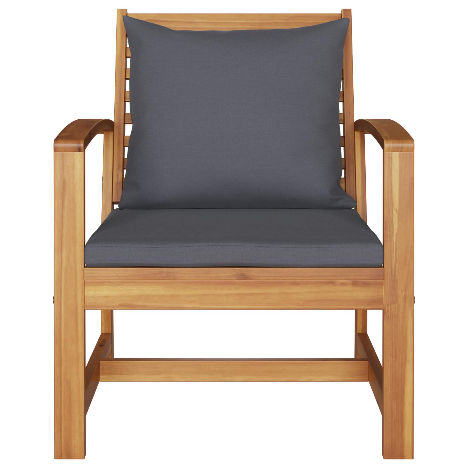 Sedie da giardino 2 pcs Naturale 60 x 65 x 76.5 cm 42006408