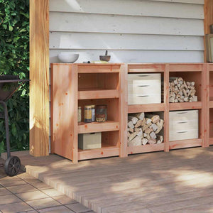 vidaXL Mobile da cucina Marrone 55 x 55 x 92 cm Legno massello di pino