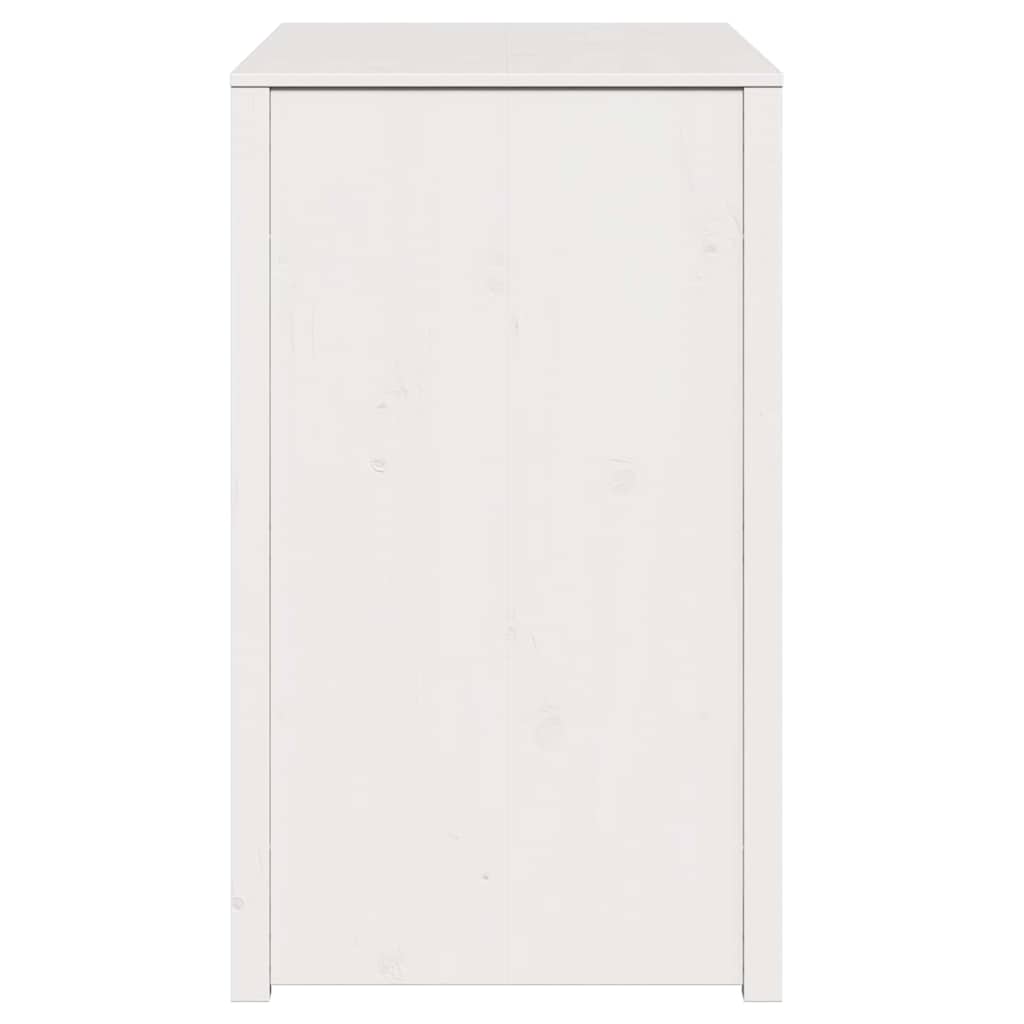 Mobile da cucina-Armadio da cucina Bianco 106 x 55 x 92 cm Pino massello