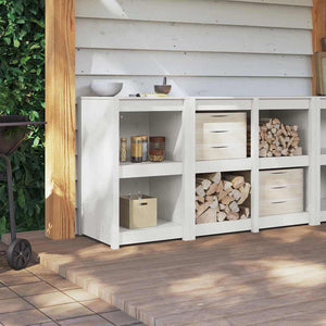 Mobile da cucina Bianco 55 x 55 x 92 cm Legno massello di pino 868166