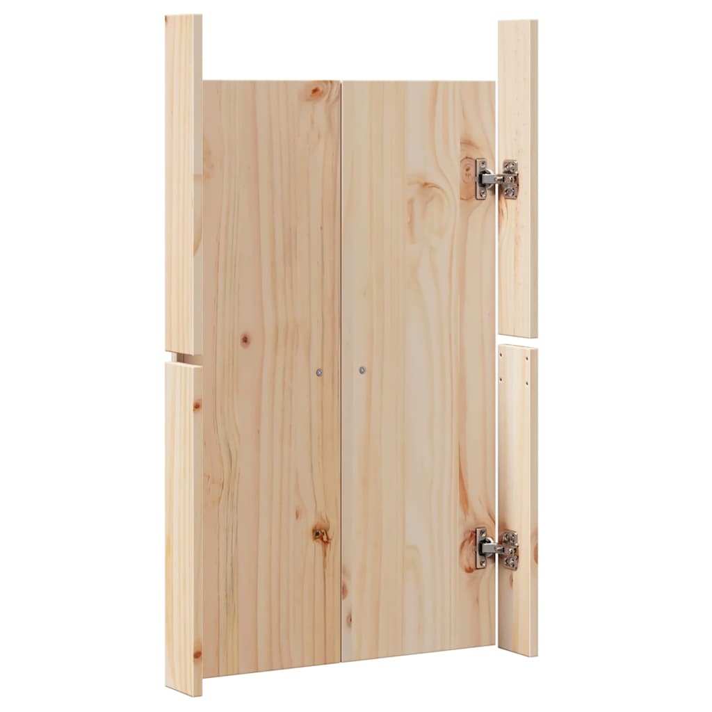 Porta da cucina Marrone 50 x 9 x 82 cm Legno massello di pino 868169